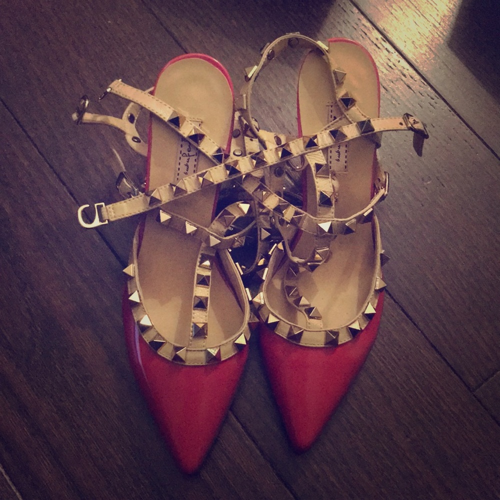 Studded Heels - image 1